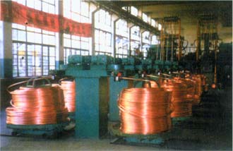 無氧銅桿上引生產(chǎn)線